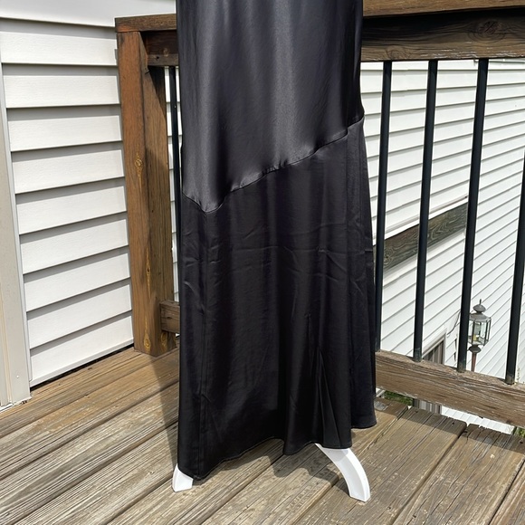 Gorgeous Black Satin Gown by Express - Picture 14 of 17